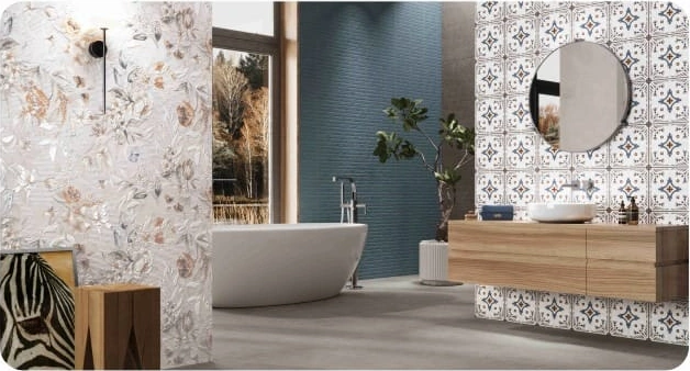 Blue & bloom — Bathroom combination