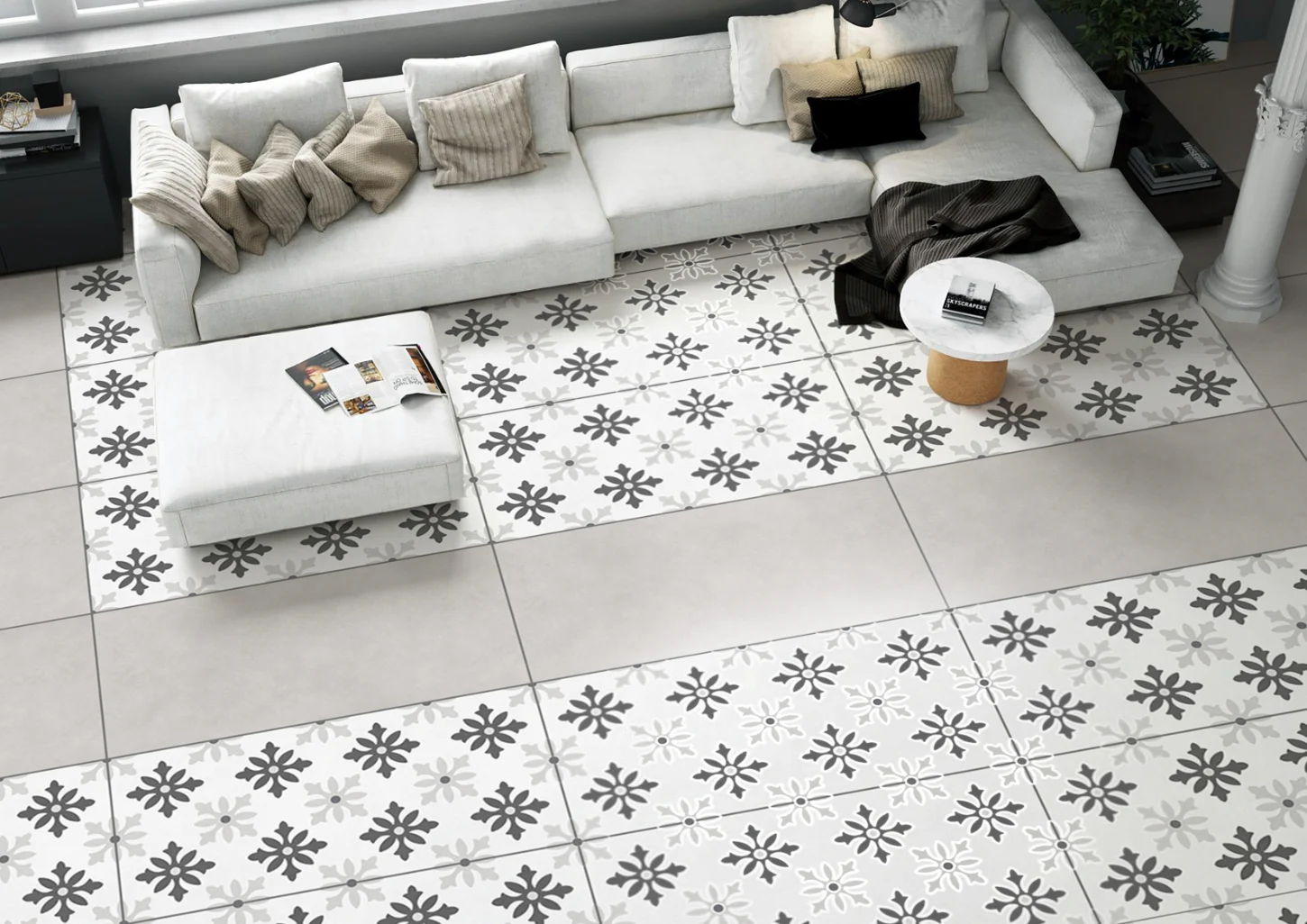ANTIQUE GRID — Room preview
