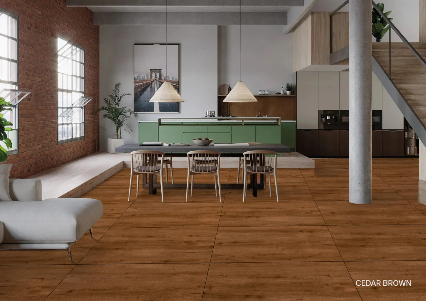 CEDAR BROWN — Room preview