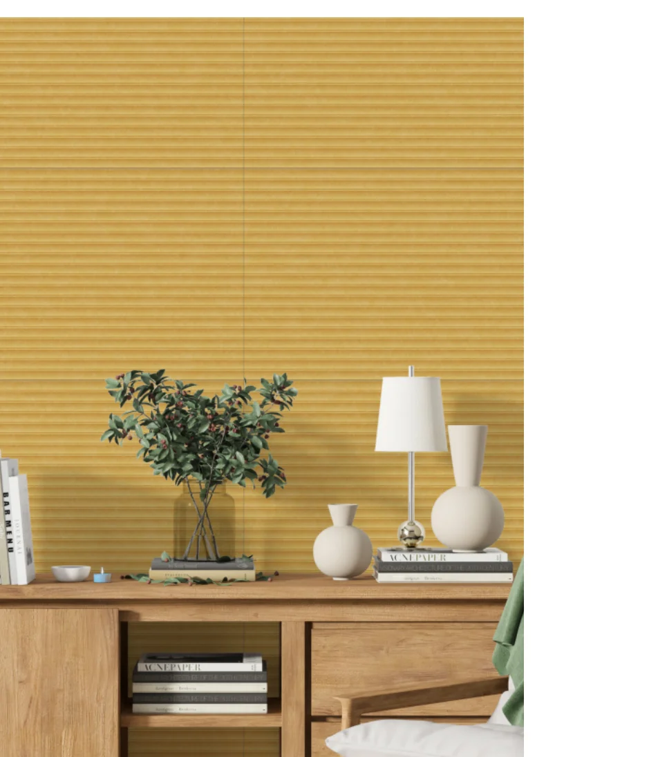 SPIRAL MUSTARD — Coordinated room preview 2