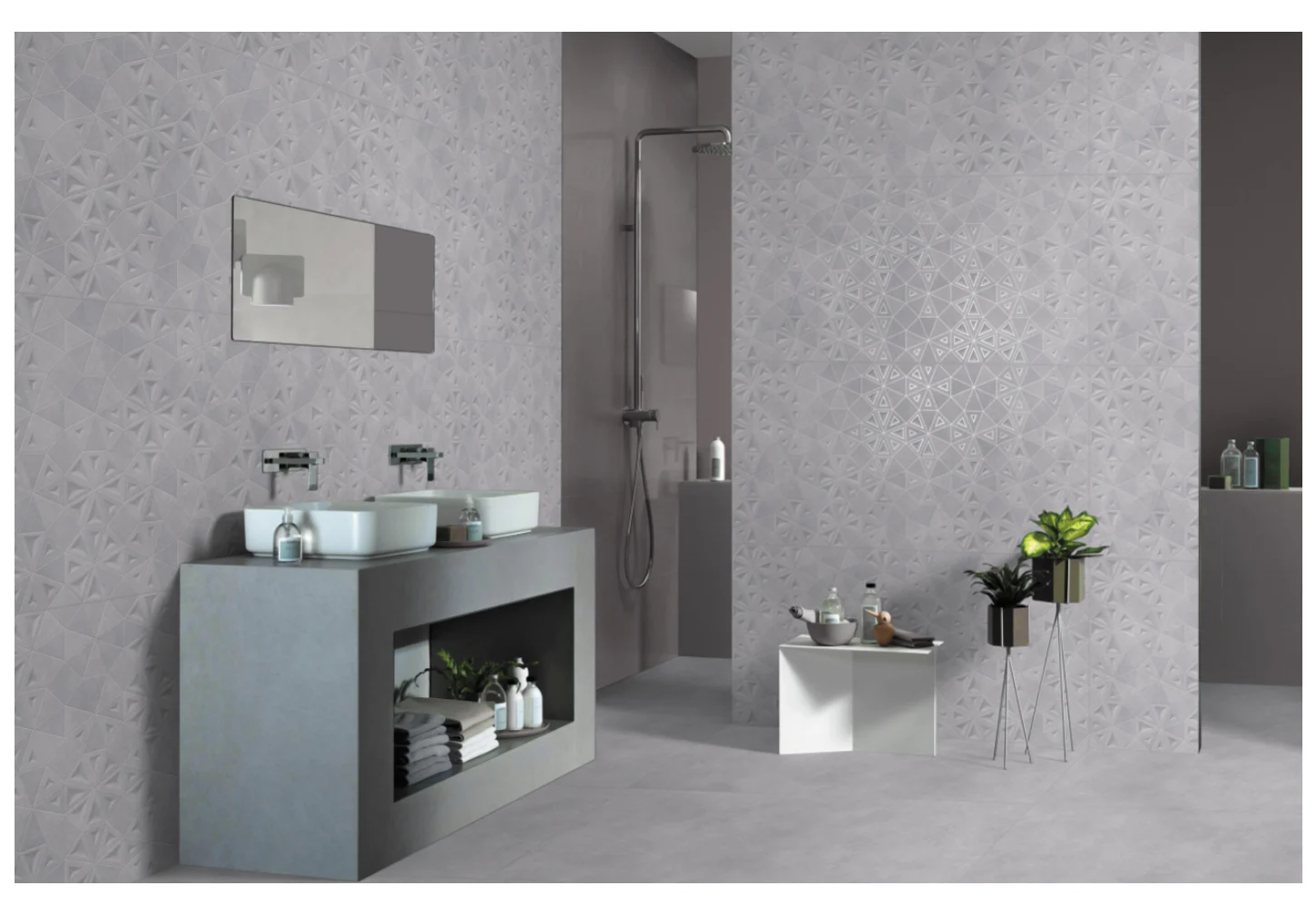 CAVE DARK GREY — Room preview