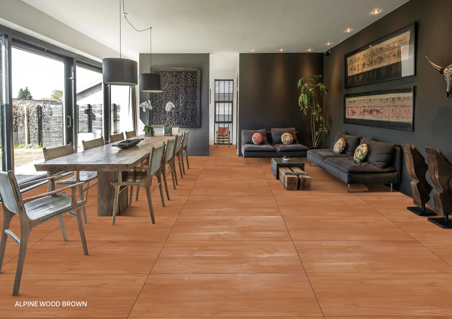 ALPINE WOOD BROWN — Room preview